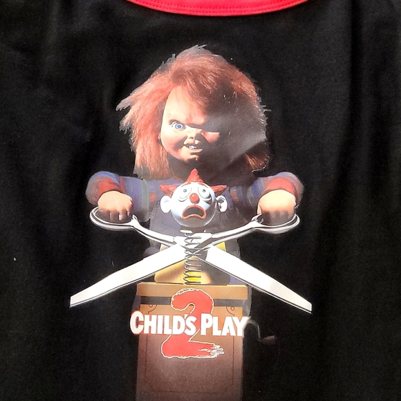 Child's Play 2 - MD Chucky Retro Photo Cropped Girls Cami - Picture 2 of 9